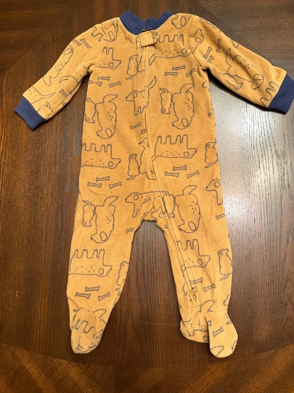 Carter's 2 Pack Footed Sleepers 9M Sports Animal Zip Pajamas